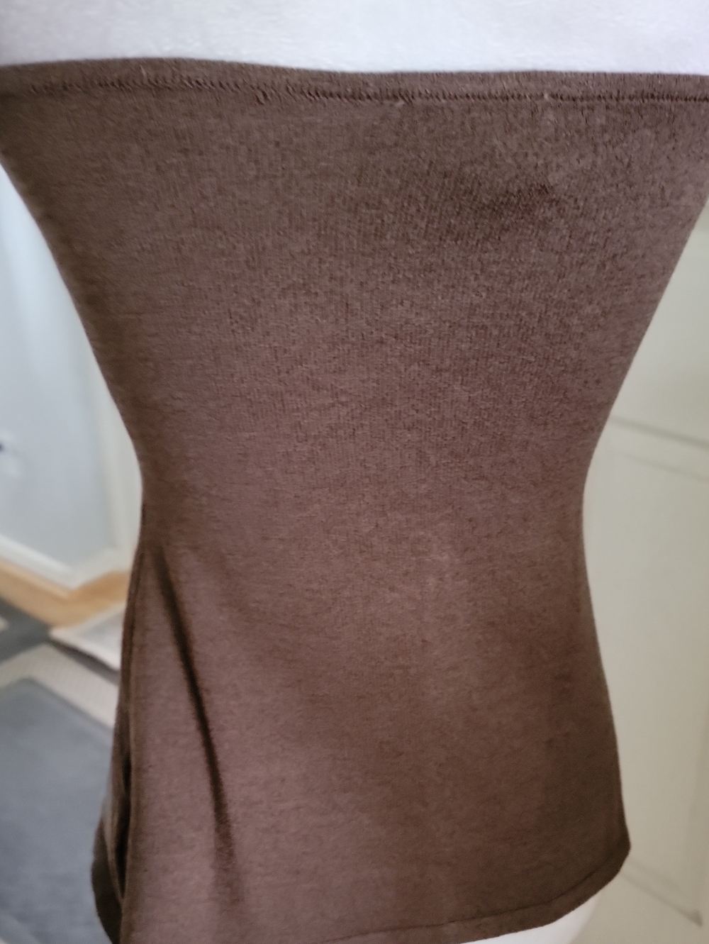 Brown Wide-Leg Jumpsuit - Picture 4 of 9